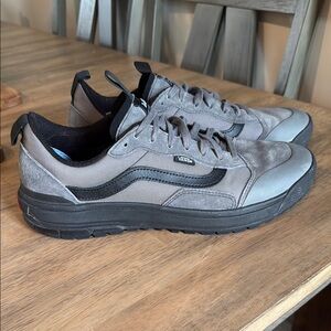 Vans Gray and Black Modern Sneakers Size 10.5 Gently worn.